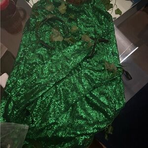 Fashion Nova Green Sequin Dress